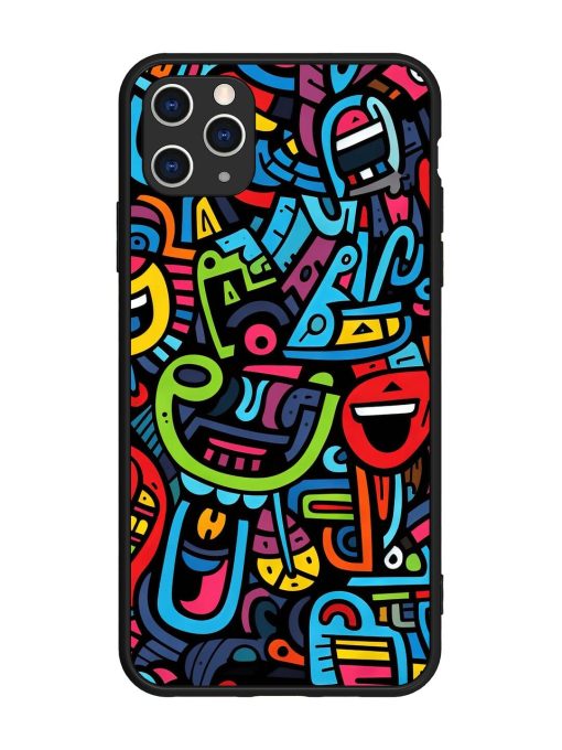 Doodlephoria Glossy Soft Edge Case for Apple Iphone 11 Pro Max