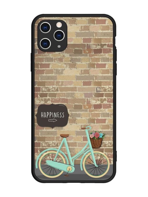 Pedaling Towards Happiness Glossy Soft Edge Case for Apple Iphone 11 Pro Max