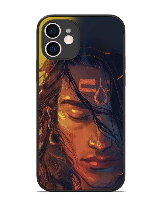 Tranquil Shiva Glossy Soft Edge Case for Apple Iphone 12 Chachhi