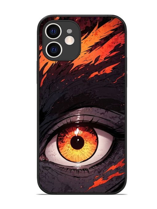 Inferno Gaze Glossy Soft Edge Case for Apple Iphone 12 Chachhi