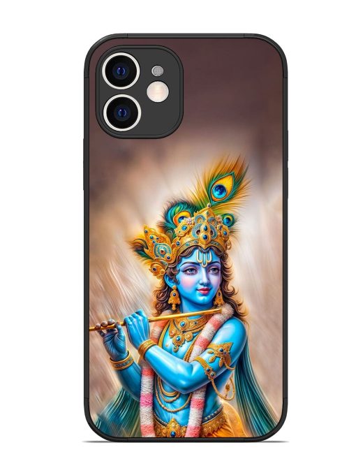 Divine Krishna Glossy Soft Edge Case for Apple Iphone 12 Chachhi