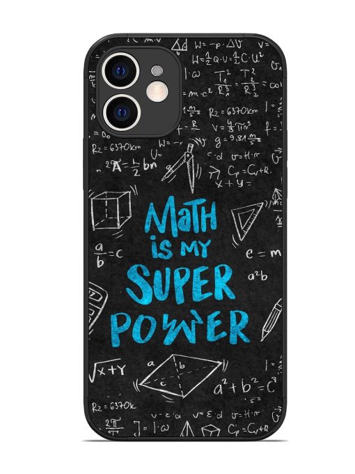 Math Magic Glossy Soft Edge Case for Apple Iphone 12 Chachhi