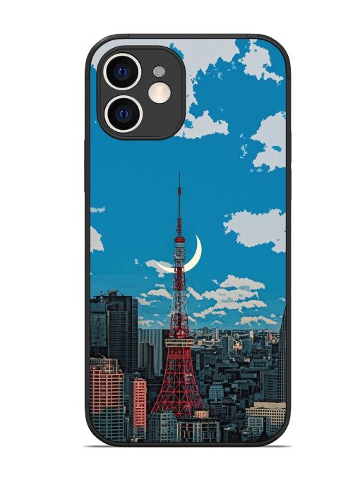 Tokyo Twilight Glossy Soft Edge Case for Apple Iphone 12 Chachhi