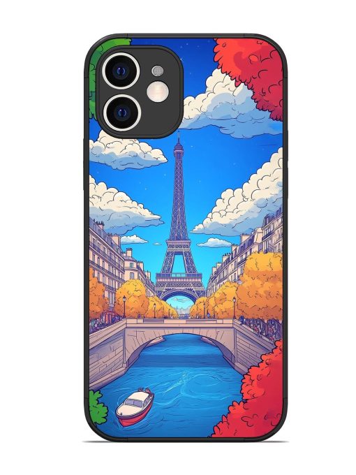 Parisian Panorama Glossy Soft Edge Case for Apple Iphone 12 Chachhi