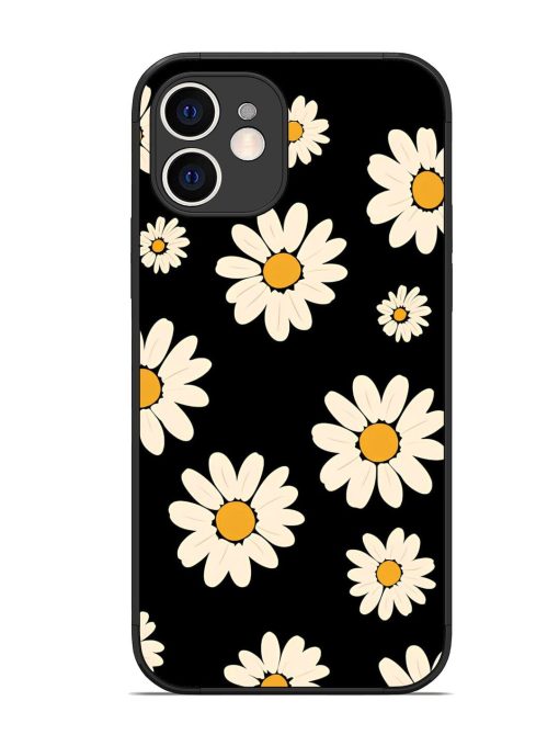 Daisies In The Night Glossy Soft Edge Case for Apple Iphone 12 Chachhi