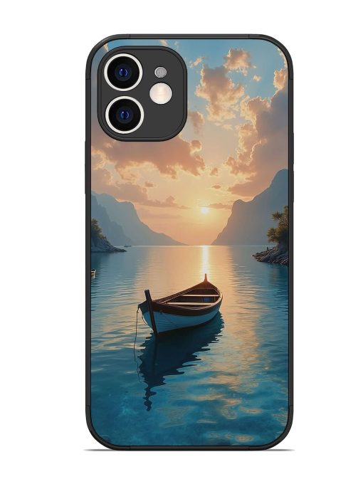 Serene Sunset Glossy Soft Edge Case for Apple Iphone 12