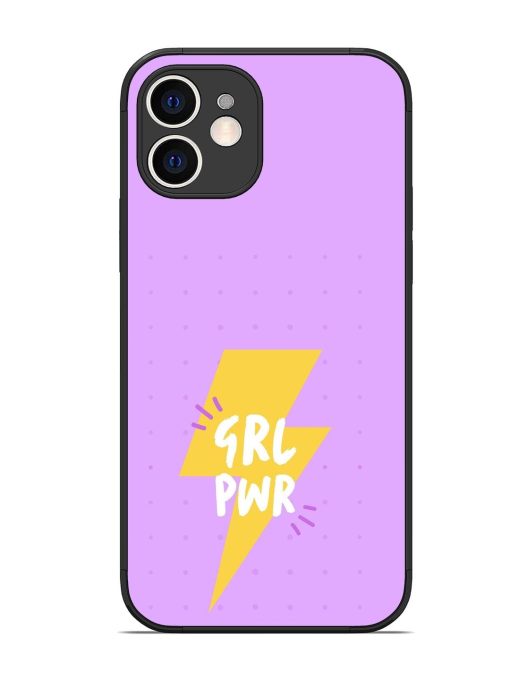 Girl Power Spark Glossy Soft Edge Case for Apple Iphone 12 Chachhi