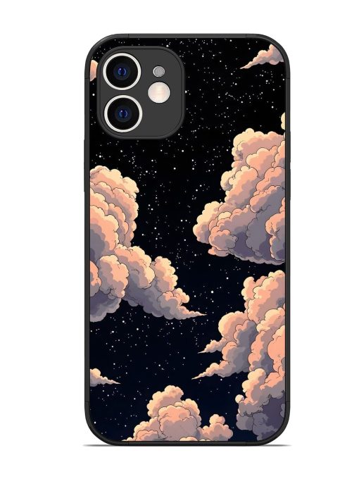 Starry Night Dreams Glossy Soft Edge Case for Apple Iphone 12 Chachhi