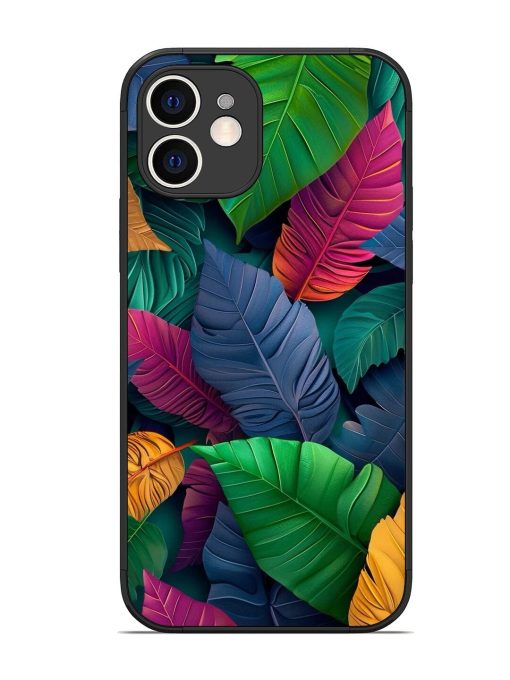 Tropical Tapestry Glossy Soft Edge Case for Apple Iphone 12 Chachhi