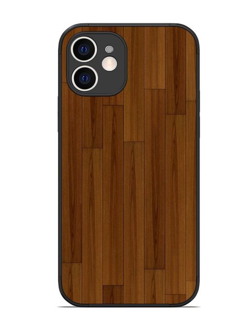 Warm Woodgrain Glossy Soft Edge Case for Apple Iphone 12 Chachhi