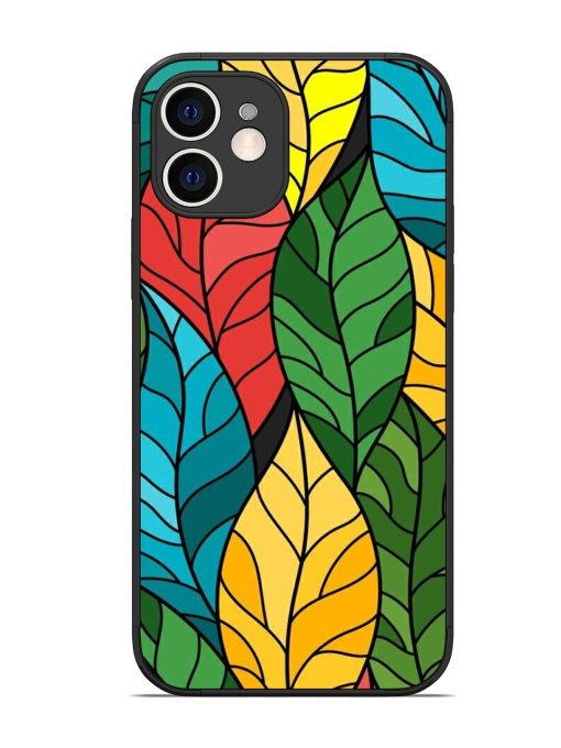 Foliage Fiesta Glossy Soft Edge Case for Apple Iphone 12 Chachhi