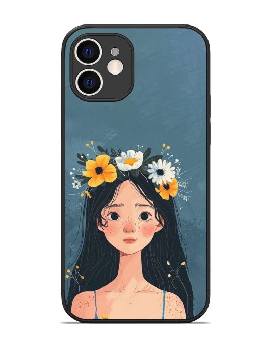 Gurl Art Glossy Soft Edge Case for Apple Iphone 12 Chachhi