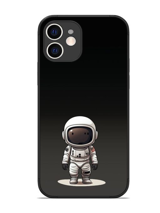 Neon Astronaut Glossy Soft Edge Case for Apple Iphone 12 Chachhi