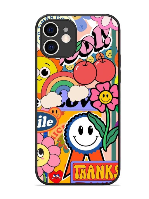 Good Times Good Vibes Glossy Soft Edge Case for Apple Iphone 12 Chachhi