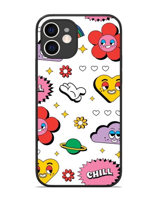 Whimsical Wonderland Glossy Soft Edge Case for Apple Iphone 12 Chachhi