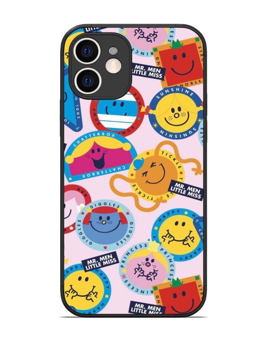 Whimsical Mr. Men & Little Miss Glossy Soft Edge Case for Apple Iphone 12 Chachhi