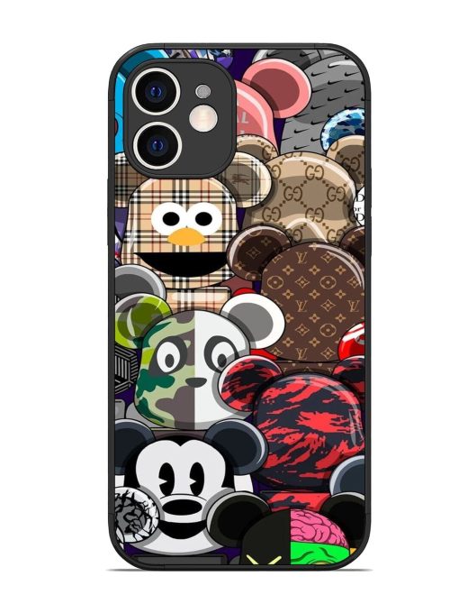 Streetwear Bearbrick Extravaganza Glossy Soft Edge Case for Apple Iphone 12 Chachhi