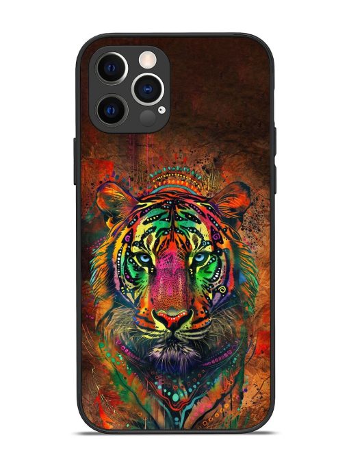 Cosmic Tiger Glossy Soft Edge Case for Apple Iphone 12 Pro Chachhi