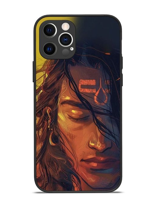 Tranquil Shiva Glossy Soft Edge Case for Apple Iphone 12 Pro Chachhi