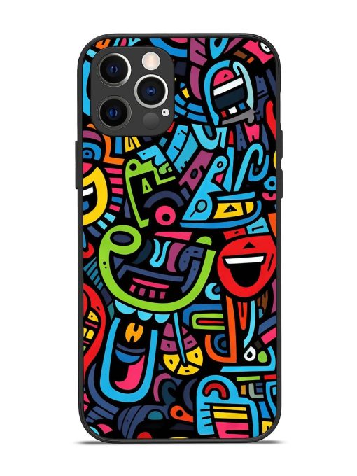 Doodlephoria Glossy Soft Edge Case for Apple Iphone 12 Pro Chachhi