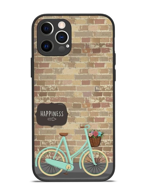 Pedaling Towards Happiness Glossy Soft Edge Case for Apple Iphone 12 Pro Chachhi