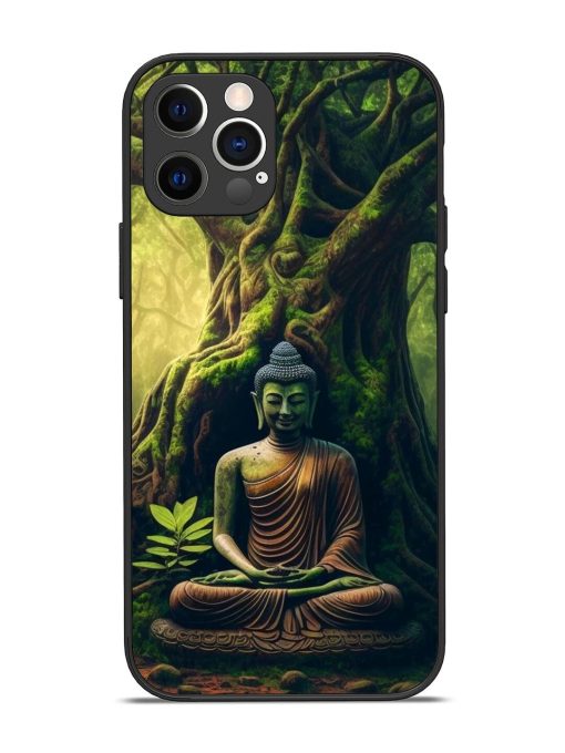 Green Buddha Art Glossy Soft Edge Case for Apple Iphone 12 Pro Chachhi