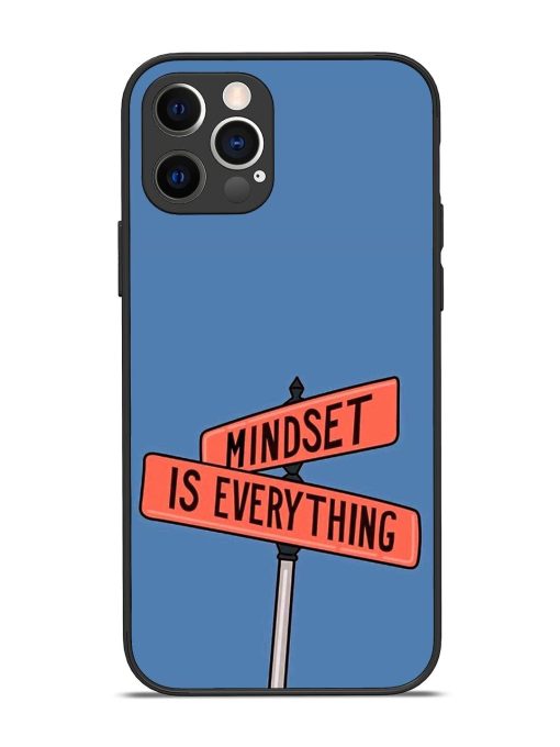 Mindset Matters Glossy Soft Edge Case for Apple Iphone 12 Pro Chachhi