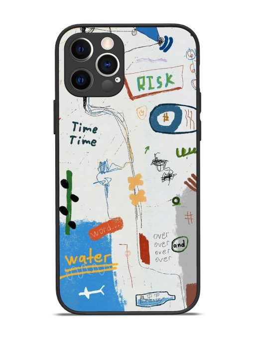 Mind Map Madness Glossy Soft Edge Case for Apple Iphone 12 Pro