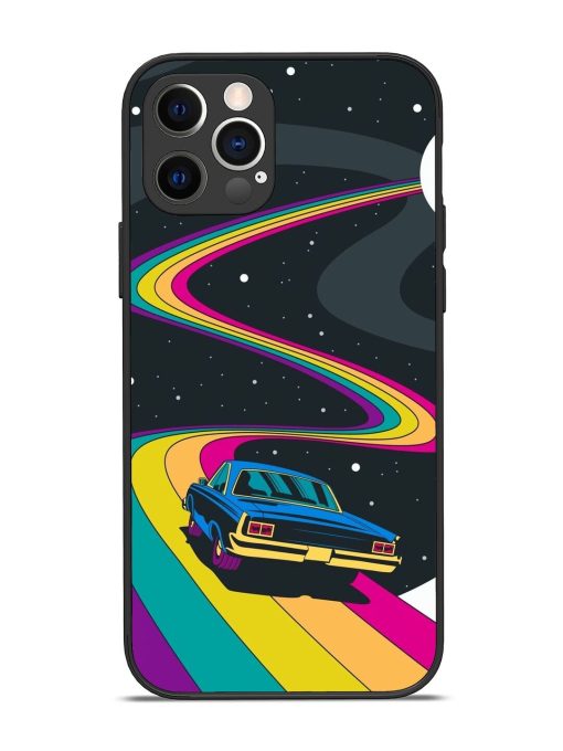 Rainbow Road Glossy Soft Edge Case for Apple Iphone 12 Pro
