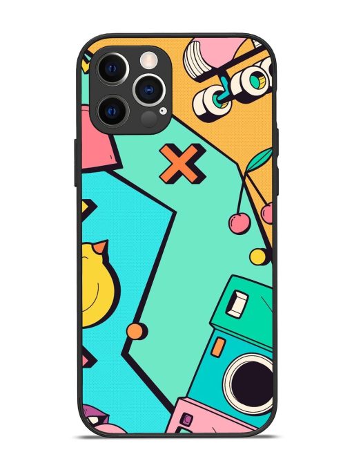 Retro Remix Glossy Soft Edge Case for Apple Iphone 12 Pro Chachhi