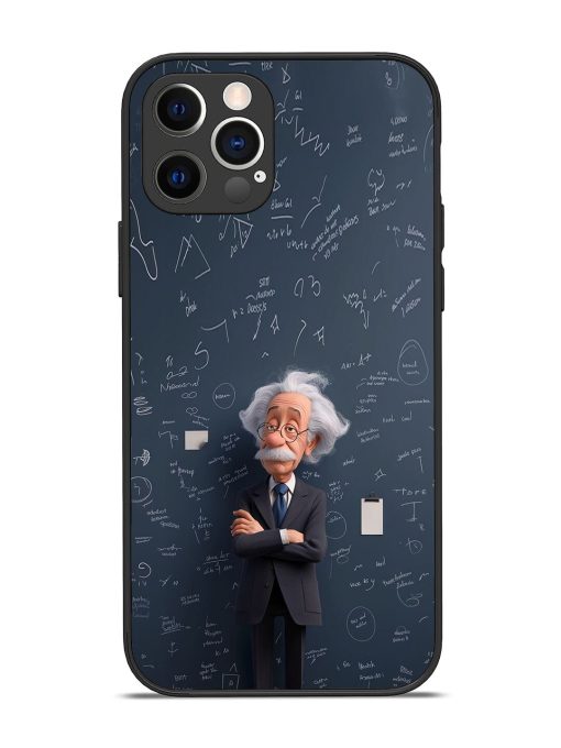 Albert Einstein Glossy Soft Edge Case for Apple Iphone 12 Pro