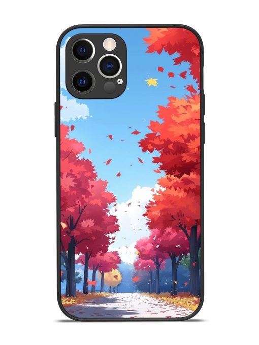 Autumn'S Embrace Glossy Soft Edge Case for Apple Iphone 12 Pro Chachhi