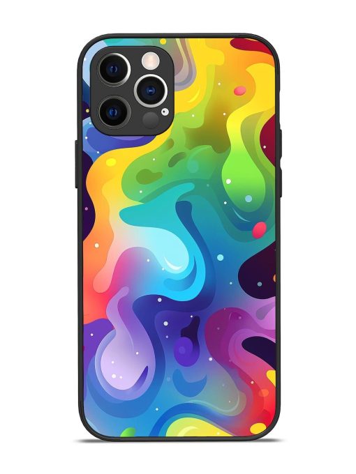 Rainbow River Glossy Soft Edge Case for Apple Iphone 12 Pro Chachhi