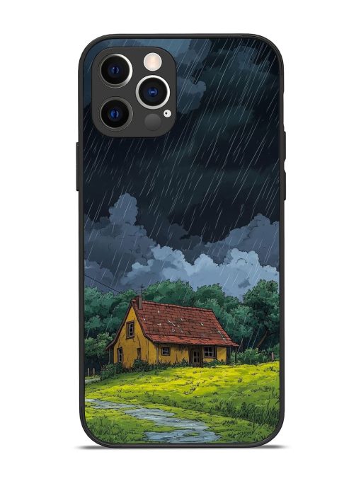 Rainy Day Retreat Glossy Soft Edge Case for Apple Iphone 12 Pro