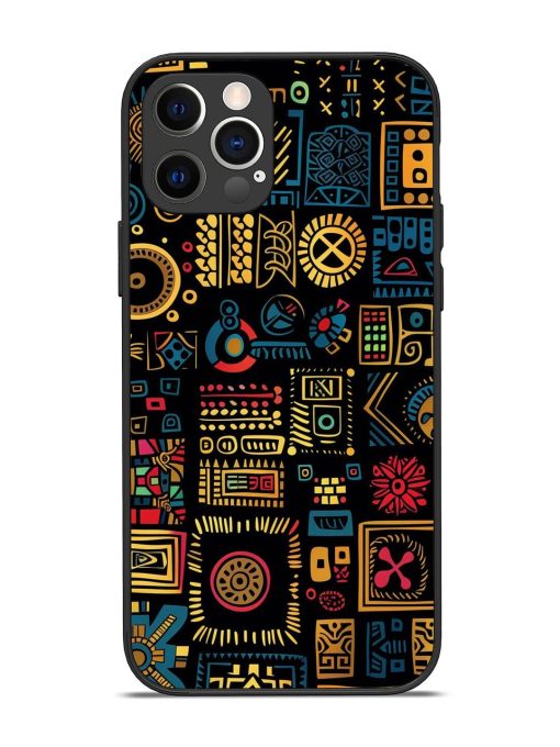 Tribal Tapestry Glossy Soft Edge Case for Apple Iphone 12 Pro Chachhi