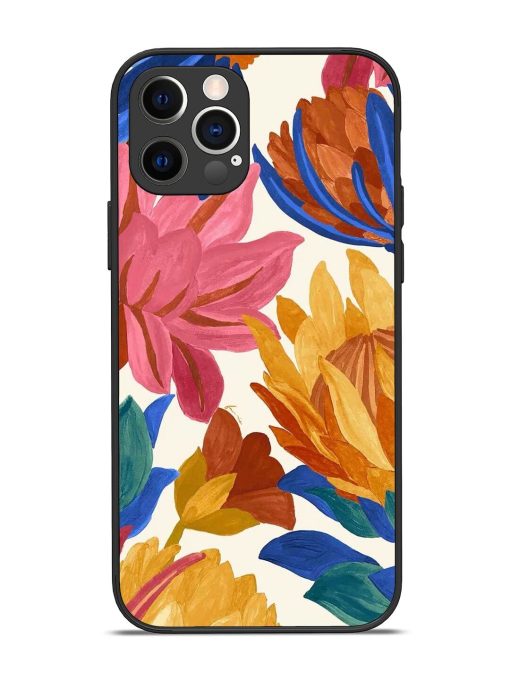 Blooming Tapestry Glossy Soft Edge Case for Apple Iphone 12 Pro Chachhi