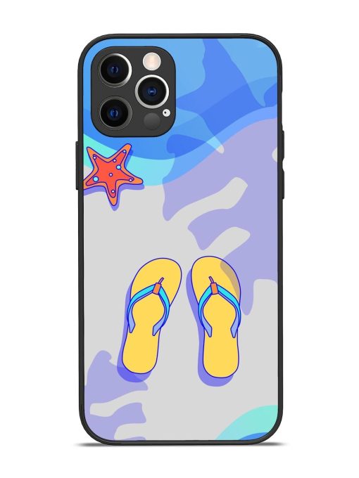 Sandy Toes And Salty Seas Glossy Soft Edge Case for Apple Iphone 12 Pro Chachhi