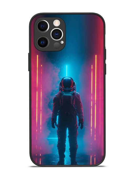 Neon Astronaut Glossy Soft Edge Case for Apple Iphone 12 Pro Chachhi