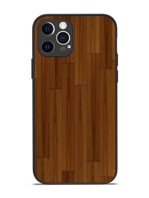 Warm Woodgrain Glossy Soft Edge Case for Apple Iphone 12 Pro