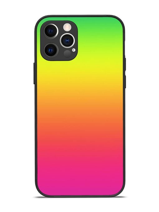 Rainbow Gradient Glossy Soft Edge Case for Apple Iphone 12 Pro