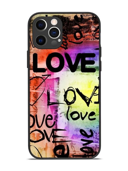 Love Graffiti Glossy Soft Edge Case for Apple Iphone 12 Pro Chachhi