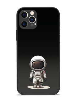 Neon Astronaut Glossy Soft Edge Case for Apple Iphone 12 Pro