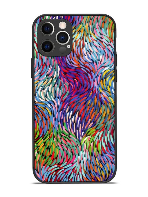 Vibrant Waves Glossy Soft Edge Case for Apple Iphone 12 Pro Chachhi