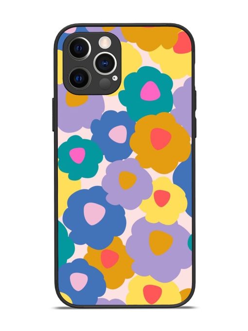 Flower Power Glossy Soft Edge Case for Apple Iphone 12 Pro Chachhi