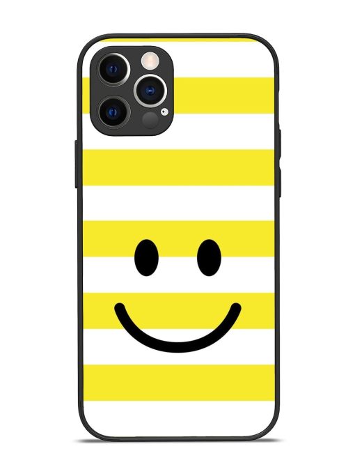 Smiling Stripes Glossy Soft Edge Case for Apple Iphone 12 Pro Chachhi