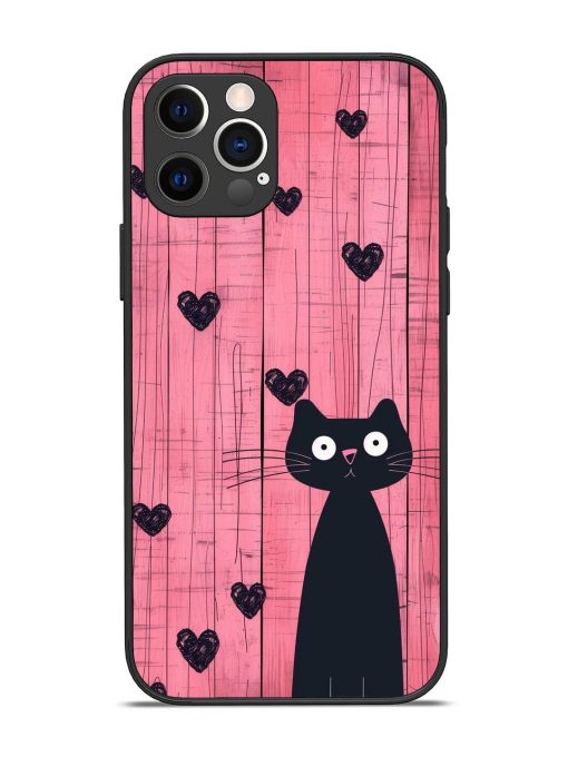 Feline Valentine'S Day Glossy Soft Edge Case for Apple Iphone 12 Pro