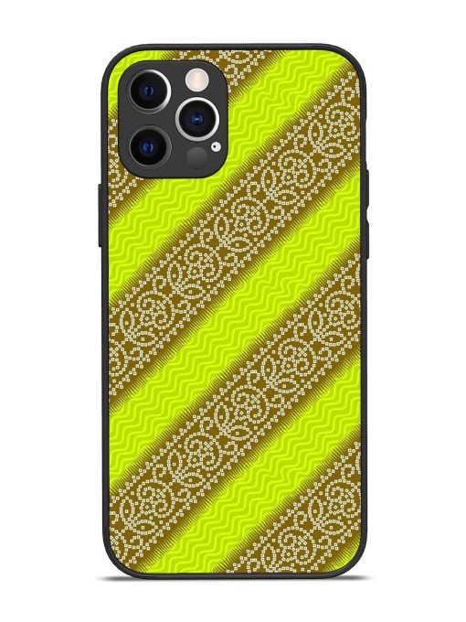 Golden Bandana Bliss Glossy Soft Edge Case for Apple Iphone 12 Pro Chachhi