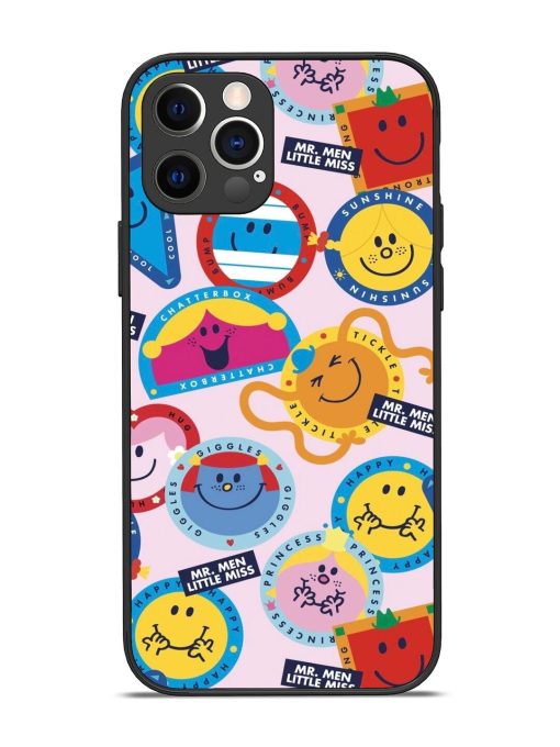 Whimsical Mr. Men & Little Miss Glossy Soft Edge Case for Apple Iphone 12 Pro Chachhi