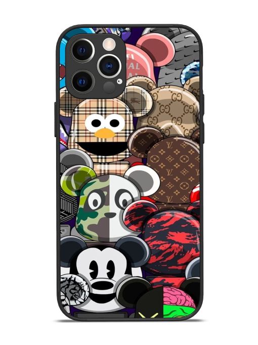 Streetwear Bearbrick Extravaganza Glossy Soft Edge Case for Apple Iphone 12 Pro