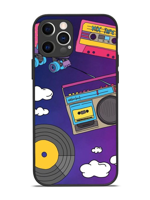 Retro Vibes Glossy Soft Edge Case for Apple Iphone 12 Pro